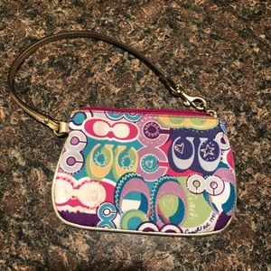 EUC Authentic Coach Wristlet